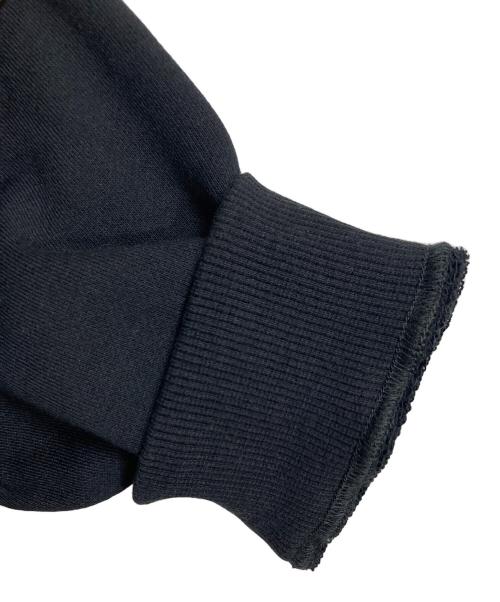WILDSIDE YOHJI YAMAMOTO（ワイルドサイド ヨウジ ヤマモト）WILDSIDE YOHJI YAMAMOTO (ワイルドサイド ヨウジ ヤマモト) BROSH (ブロッシュ) Pullover Hoodie プルオーバーフーディ　パーカー　日本製 ブラック サイズ:4の古着・服飾アイテム