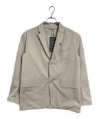 DESCENTE PAUSEデサントポーズ）の古着「2Bジャケット　アウター　ライトアウター」｜ベージュ