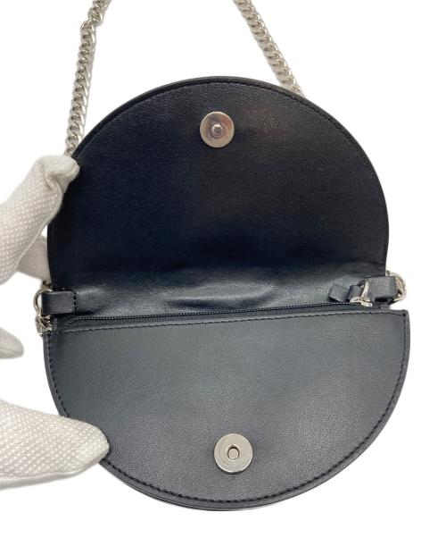 MM6 Maison Margiela（エムエムシックスメゾンマルジェラ）MM6 Maison Margiela (エムエムシックスメゾンマルジェラ) チェーンショルダーバッグ/CROSSBODY BAG/チェーンウォレット　ミニショルダー ブラック サイズ:実寸参照の古着・服飾アイテム