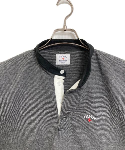Noah（ノア）Noah (ノア) ポロシャツ　ワンポイント刺繍ポロシャツ グレー サイズ:L 未使用品の古着・服飾アイテム