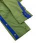中古・古着 Aime Leon Dore (エメ レオン ドレ) WARM-UP NYLON PANTS ウォームアップナイロンパンツパンツ　スナップボタン　ドロストパンツ　2WAYパンツ グリーン×ブルー サイズ:実寸参照：10000円