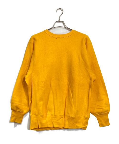 Champion（チャンピオン）Champion (チャンピオン) 【古着】ヴィンテージリバースウィーブスウェット　刺繍タグ イエロー サイズ:Lの古着・服飾アイテム