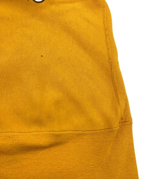 Champion（チャンピオン）Champion (チャンピオン) 【古着】ヴィンテージリバースウィーブスウェット　刺繍タグ イエロー サイズ:Lの古着・服飾アイテム