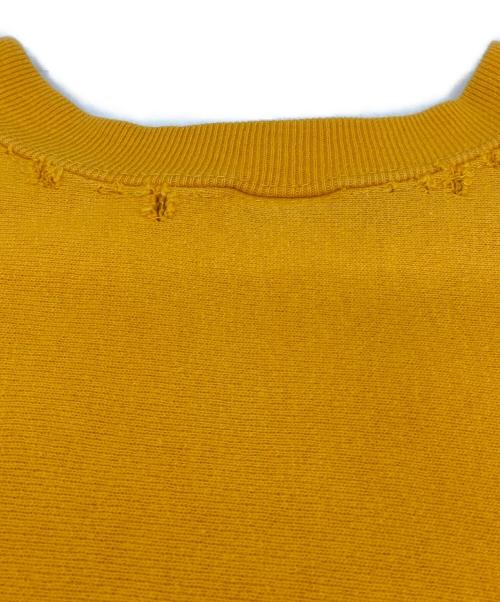 Champion（チャンピオン）Champion (チャンピオン) 【古着】ヴィンテージリバースウィーブスウェット　刺繍タグ イエロー サイズ:Lの古着・服飾アイテム