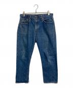 LEVI'Sリーバイス）の古着「505 ヴィンテージデニムパンツ　ボタン裏5 42タロン バックポケットシングル 66前期以前」｜インディゴ