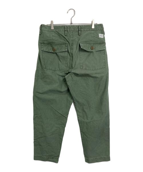WTAPS（ダブルタップス）WTAPS (ダブルタップス) BUDS TROUSERS バッズトラウザーズ　タックパンツ オリーブ サイズ:X 03の古着・服飾アイテム