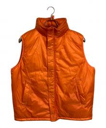 BEAMS PLUS（ビームスプラス）の古着「リップストップ ミリタリー パフ ベスト　中綿ベスト　ライトアウター」｜オレンジ