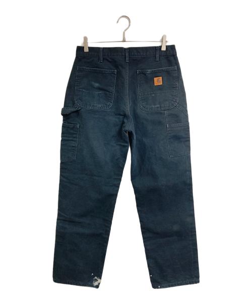 CarHartt（カーハート）CarHartt (カーハート) 【古着】USA製裏地ブランケットペインターパンツ ブラック サイズ:33×32の古着・服飾アイテム
