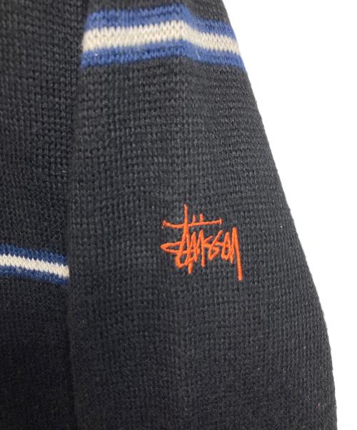 stussy（ステューシー）stussy (ステューシー) 【古着】80’S-90'Sニット　80年代　90年代　S80タグ ブラック サイズ:Mの古着・服飾アイテム