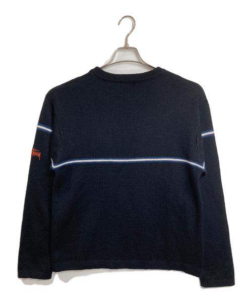 stussy（ステューシー）stussy (ステューシー) 【古着】80’S-90'Sニット　80年代　90年代　S80タグ ブラック サイズ:Mの古着・服飾アイテム