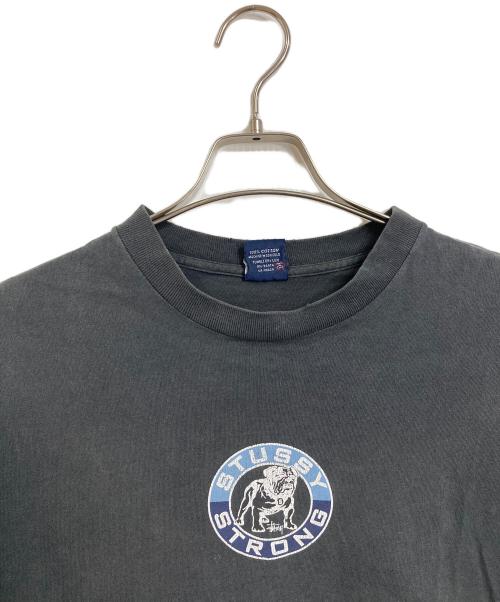 stussy（ステューシー）stussy (ステューシー) 【古着】USA製Tシャツ　半袖カットソー　Tシャツ　Tee   グレー サイズ:Mの古着・服飾アイテム