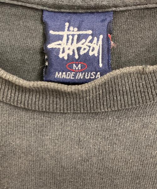 stussy（ステューシー）stussy (ステューシー) 【古着】USA製Tシャツ　半袖カットソー　Tシャツ　Tee   グレー サイズ:Mの古着・服飾アイテム