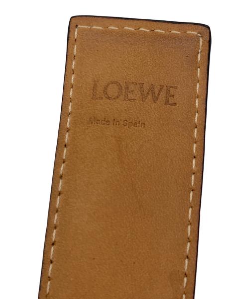 LOEWE（ロエベ）LOEWE (ロエベ) アナグラム スラップ ブレスレット  スモール　 ブラウン サイズ:実寸参照の古着・服飾アイテム