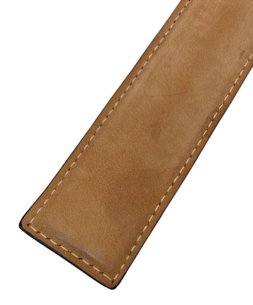 LOEWE（ロエベ）LOEWE (ロエベ) アナグラム スラップ ブレスレット  スモール　 ブラウン サイズ:実寸参照の古着・服飾アイテム