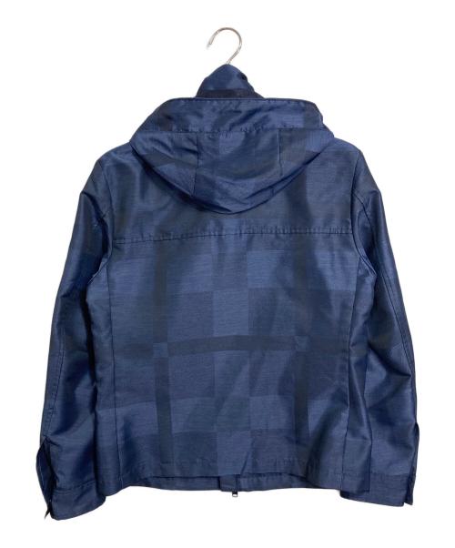 BLACK LABEL CRESTBRIDGE（ブラックレーベル クレストブリッジ）BLACK LABEL CRESTBRIDGE (ブラックレーベル クレストブリッジ) チェックマウンテンパーカー　 ネイビー サイズ:Mの古着・服飾アイテム