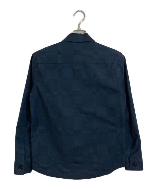 BLACK LABEL CRESTBRIDGE（ブラックレーベル クレストブリッジ）BLACK LABEL CRESTBRIDGE (ブラックレーベル クレストブリッジ) シャドーチェックシャツ　ネイビー ネイビー サイズ:Sの古着・服飾アイテム