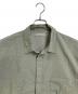 uniform experiment (ユニフォームエクスペリメント) CRYSTAL NYLON VENTILATION SHIRT クリスタルナイロンベンチレーションシャツ 半袖シャツ　日本製　25SS グリーン サイズ:4：12000円