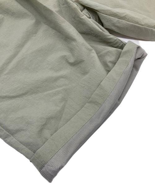uniform experiment（ユニフォームエクスペリメント）uniform experiment (ユニフォームエクスペリメント) CRYSTAL NYLON EASY SHORTS クリスタルナイロンイージーショーツ　日本製　25SS グリーン サイズ:3の古着・服飾アイテム