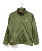 SUPREMEシュプリーム）の古着「24SS Tricot Track Jacket  トリコットトラックジャケット  ジャージ　アウター　ライトアウター」｜グリーン