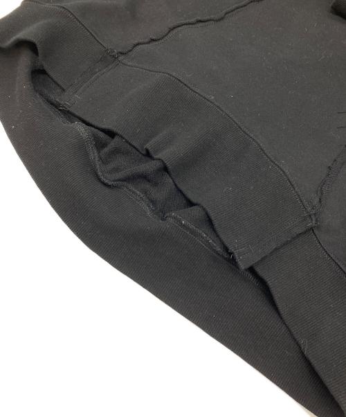 DIESEL（ディーゼル）DIESEL (ディーゼル) プルオーバーパーカー　袖プリントパーカー ブラック サイズ:XSの古着・服飾アイテム