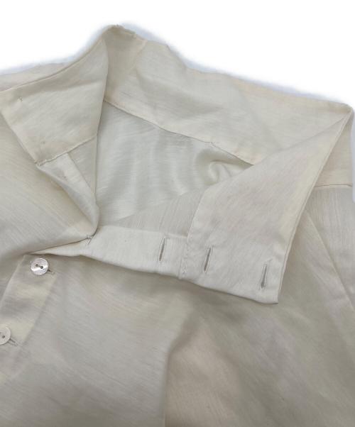 STUNNING LURE（スタニングルアー）STUNNING LURE (スタニングルアー) クリアスタンドネックシャツ　ブラウス　セレモニー アイボリー サイズ:Mの古着・服飾アイテム