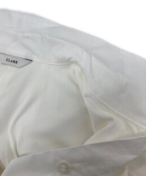 CLANE（クラネ）CLANE (クラネ) CLANE WAIST DESIGN VOLUME ONEPIECE クラネ ウエストデザイン ボリューム ワンピース  ロングワンピース ホワイト サイズ:1の古着・服飾アイテム