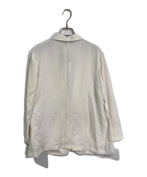INDIVI（インディヴィ）INDIVI (インディヴィ) テーラードカラージャケット ホワイト サイズ:17 未使用品の古着・服飾アイテム