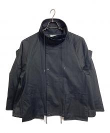 WELLDER（ウェルダー）の古着「Stand Collar Blouson  スタンドカラーブルゾン　アウター　ライトアウター　日本製」｜ブラック
