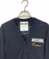 MOSCHINO (モスキーノ) ミニ丈ニットワンピース　コットンワンピース ブラック サイズ:実寸参照：5000円