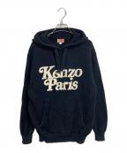 KENZOケンゾー）の古着「24SS KENZO BY VERDY HOODIE/ニットパーカー」｜ブラック