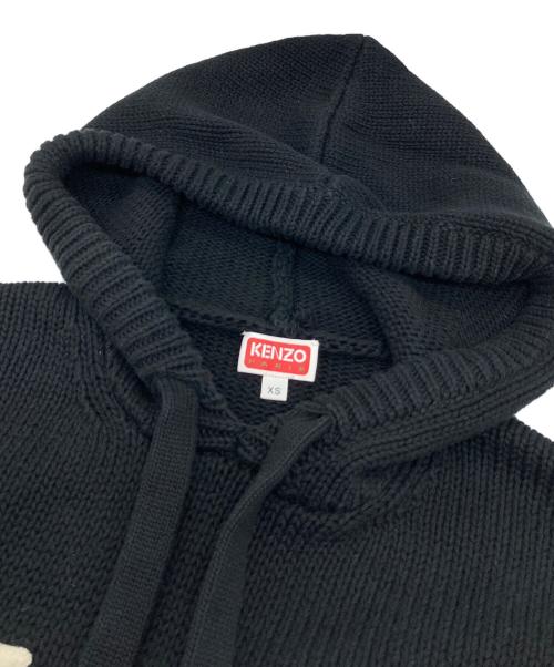 KENZO（ケンゾー）KENZO (ケンゾー) 24SS KENZO BY VERDY HOODIE/ニットパーカー ブラック サイズ:XSの古着・服飾アイテム