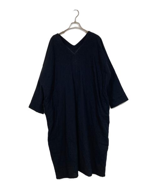 SOU・SOU（ソウソウ）SOU・SOU (ソウソウ) ウールワンピース ブラック サイズ:実寸参照の古着・服飾アイテム