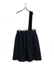 COMME des GARCONS（コムデギャルソン）の古着「ウール ベロアワンショルダー スカート　07SS　日本製」｜ブラック