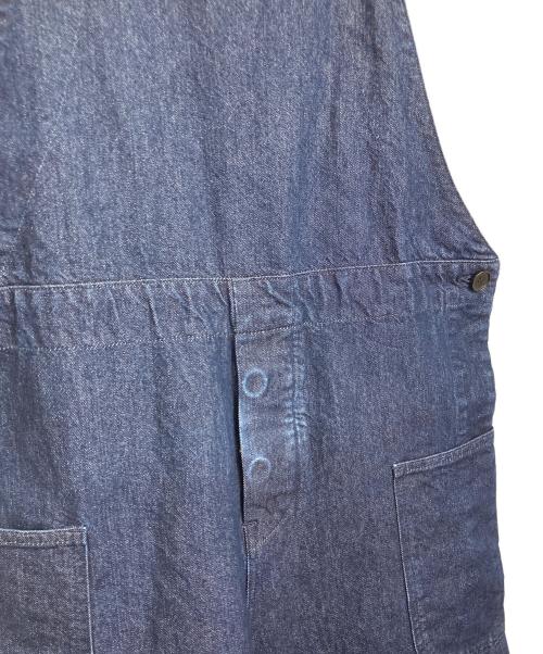 HATSKI（ハツキ）HATSKI (ハツキ) Washi Denim Overall  和紙デニムオーバーオール　日本製 インディゴ サイズ:W0（実寸参照）の古着・服飾アイテム