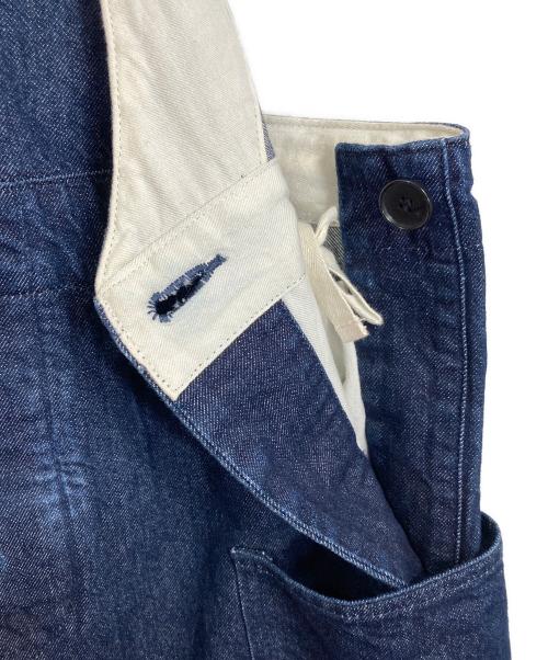 HATSKI（ハツキ）HATSKI (ハツキ) Washi Denim Overall  和紙デニムオーバーオール　日本製 インディゴ サイズ:W0（実寸参照）の古着・服飾アイテム