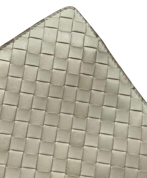 BOTTEGA VENETA（ボッテガベネタ）BOTTEGA VENETA (ボッテガベネタ) イントレチャートハンドバッグ　ミニバッグ　セレモニー　イタリア製 ベージュ サイズ:実寸参照の古着・服飾アイテム