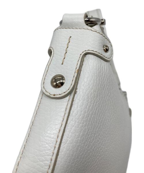 Salvatore Ferragamo（サルヴァトーレ フェラガモ）Salvatore Ferragamo (サルヴァトーレ フェラガモ) ハンドバッグ　レザーバッグ　TA ホワイト サイズ:実寸参照の古着・服飾アイテム