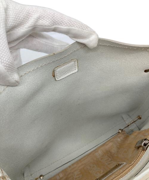 Salvatore Ferragamo（サルヴァトーレ フェラガモ）Salvatore Ferragamo (サルヴァトーレ フェラガモ) ハンドバッグ　レザーバッグ　TA ホワイト サイズ:実寸参照の古着・服飾アイテム