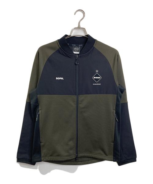 SOPH.（ソフ）SOPH. (ソフ) PDK JACKET  トラックジャケット　起毛 グリーン×ブラック サイズ:Mの古着・服飾アイテム