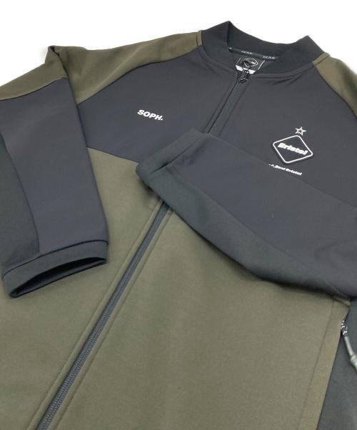 SOPH.（ソフ）SOPH. (ソフ) PDK JACKET  トラックジャケット　起毛 グリーン×ブラック サイズ:Mの古着・服飾アイテム
