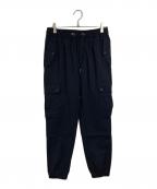 DOLCE & GABBANAドルチェ＆ガッバーナ）の古着「サイドレースカーゴパンツ　デザインパンツ」｜ブラック