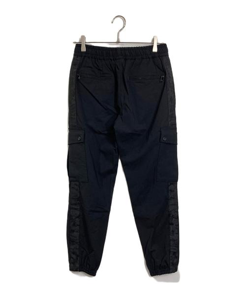 DOLCE & GABBANA（ドルチェ＆ガッバーナ）DOLCE & GABBANA (ドルチェ＆ガッバーナ) サイドレースカーゴパンツ　デザインパンツ ブラック サイズ:44の古着・服飾アイテム