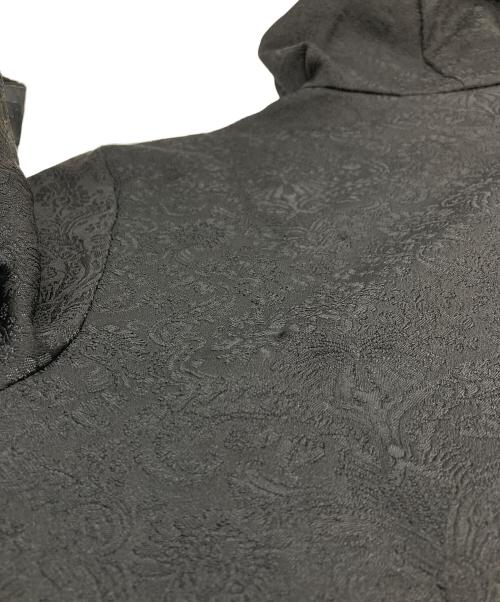 DOLCE & GABBANA（ドルチェ＆ガッバーナ）DOLCE & GABBANA (ドルチェ＆ガッバーナ) Jacquared Hooded Sweatshirt　デザインパーカー ブラック サイズ:46の古着・服飾アイテム