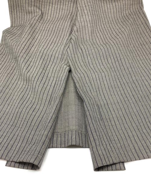 Jean Paul Gaultier FEMME（ジャンポールゴルチエ フェム）Jean Paul Gaultier FEMME (ジャンポールゴルチエ フェム) フロントパンツ＆バックスカート　フロントラップパンツ　日本製 グレー サイズ:40の古着・服飾アイテム