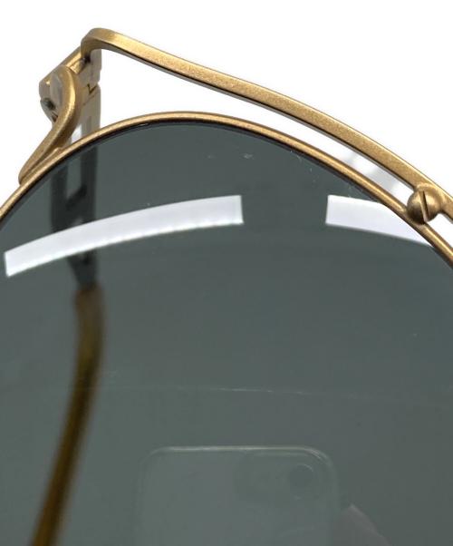 Jean Paul GAULTIER（ジャンポールゴルチェ）Jean Paul GAULTIER (ジャンポールゴルチェ) uv protection ダブルブリッジ アーカイブゴールドサングラス　JPG  日本製 イエロー サイズ:56-2174の古着・服飾アイテム