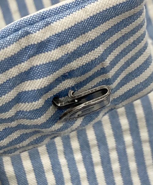 POLO RALPH LAUREN（ポロ・ラルフローレン）POLO RALPH LAUREN (ポロ・ラルフローレン) 【古着】シアサッカーストライプパンツ　コットンパンツ ホワイト×ブルー サイズ:32の古着・服飾アイテム