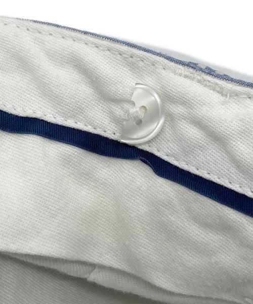 POLO RALPH LAUREN（ポロ・ラルフローレン）POLO RALPH LAUREN (ポロ・ラルフローレン) 【古着】シアサッカーストライプパンツ　コットンパンツ ホワイト×ブルー サイズ:32の古着・服飾アイテム