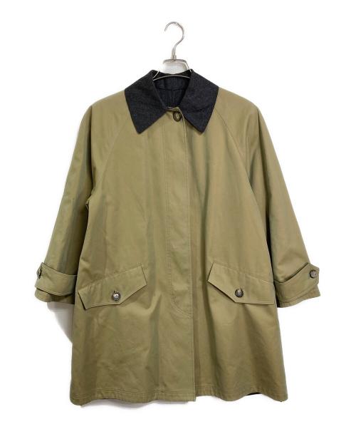 GUCCI（グッチ）GUCCI (グッチ) カシミヤ混 リバーシブルステンカラーコート　94年トムフォード期 ベージュ サイズ:38の古着・服飾アイテム