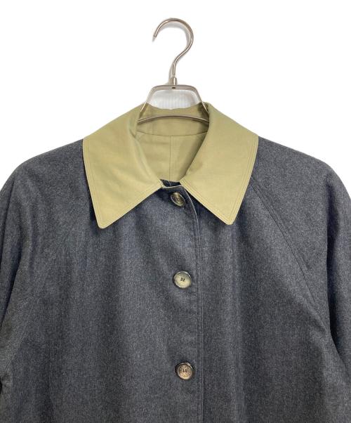 GUCCI（グッチ）GUCCI (グッチ) カシミヤ混 リバーシブルステンカラーコート　94年トムフォード期 ベージュ サイズ:38の古着・服飾アイテム