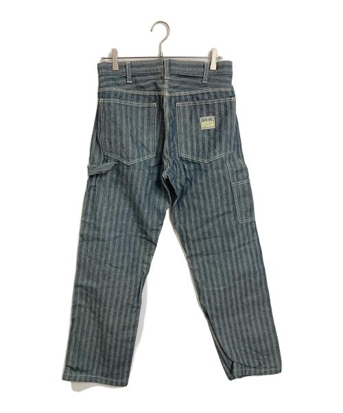 KOJIMA GENES（コジマジーンズ）KOJIMA GENES (コジマジーンズ) ヒッコリーペインターパンツ　ジーンズ　日本製 インディゴ サイズ:32の古着・服飾アイテム